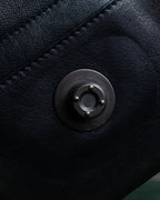 "CELINE" Metal parts design horizontal leather one-shoulder bag