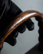 -SPECIAL- "GUCCI"  1980-1986's Inherited model grained leather bamboo bag