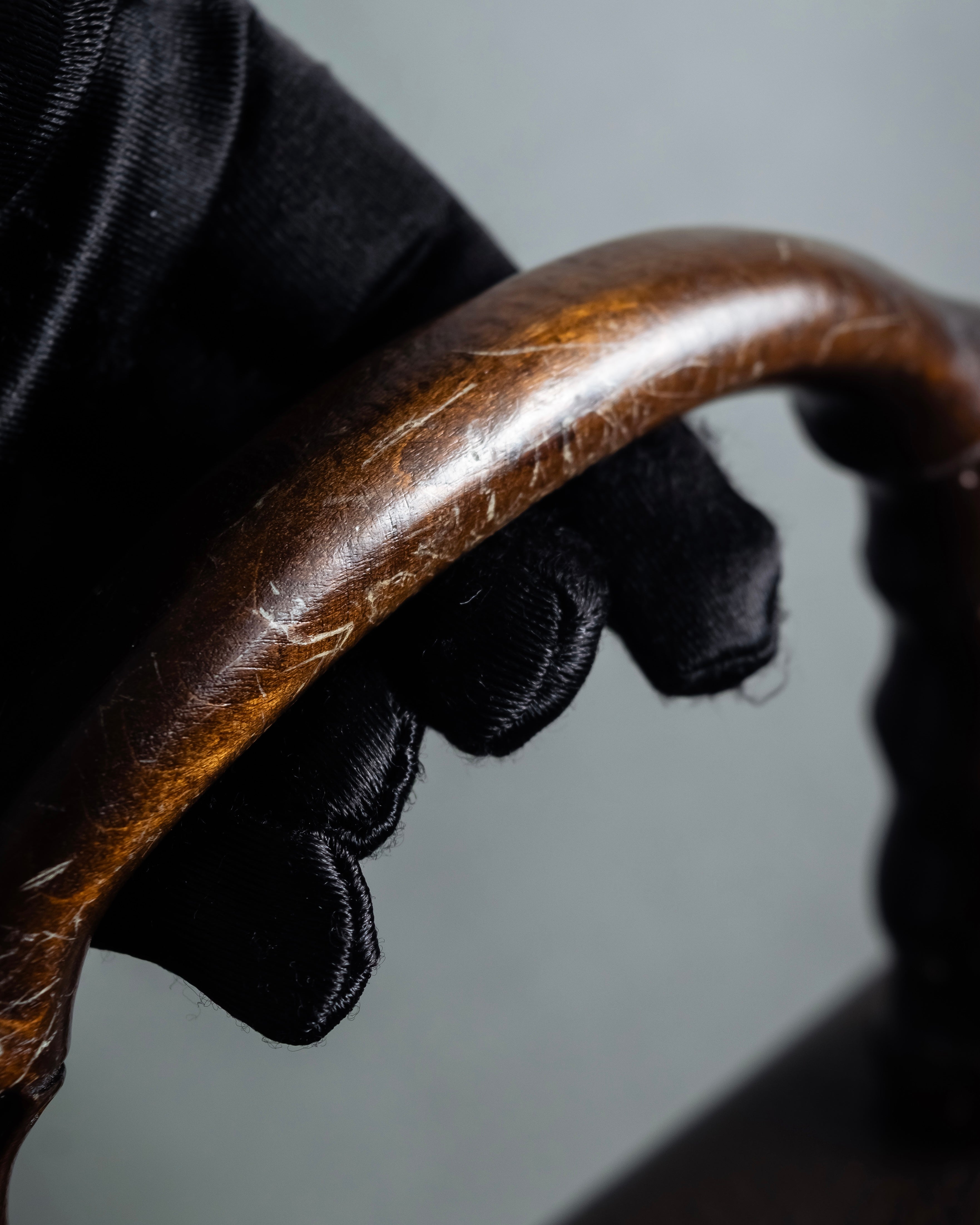 -SPECIAL- "GUCCI"  1980-1986's Inherited model grained leather bamboo bag