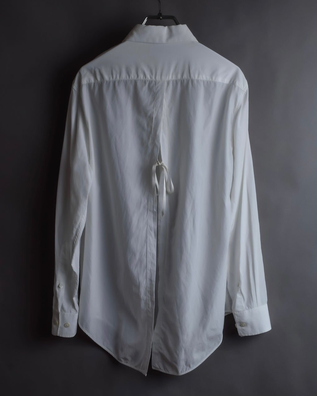 "Acne" Ribbon slit back design shirt