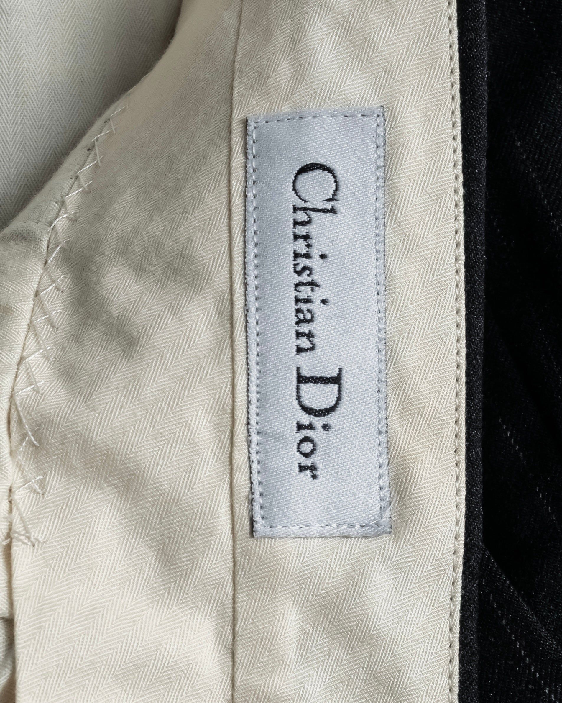 "Christian Dior" 90’s Pinstripe double breasted suit set up