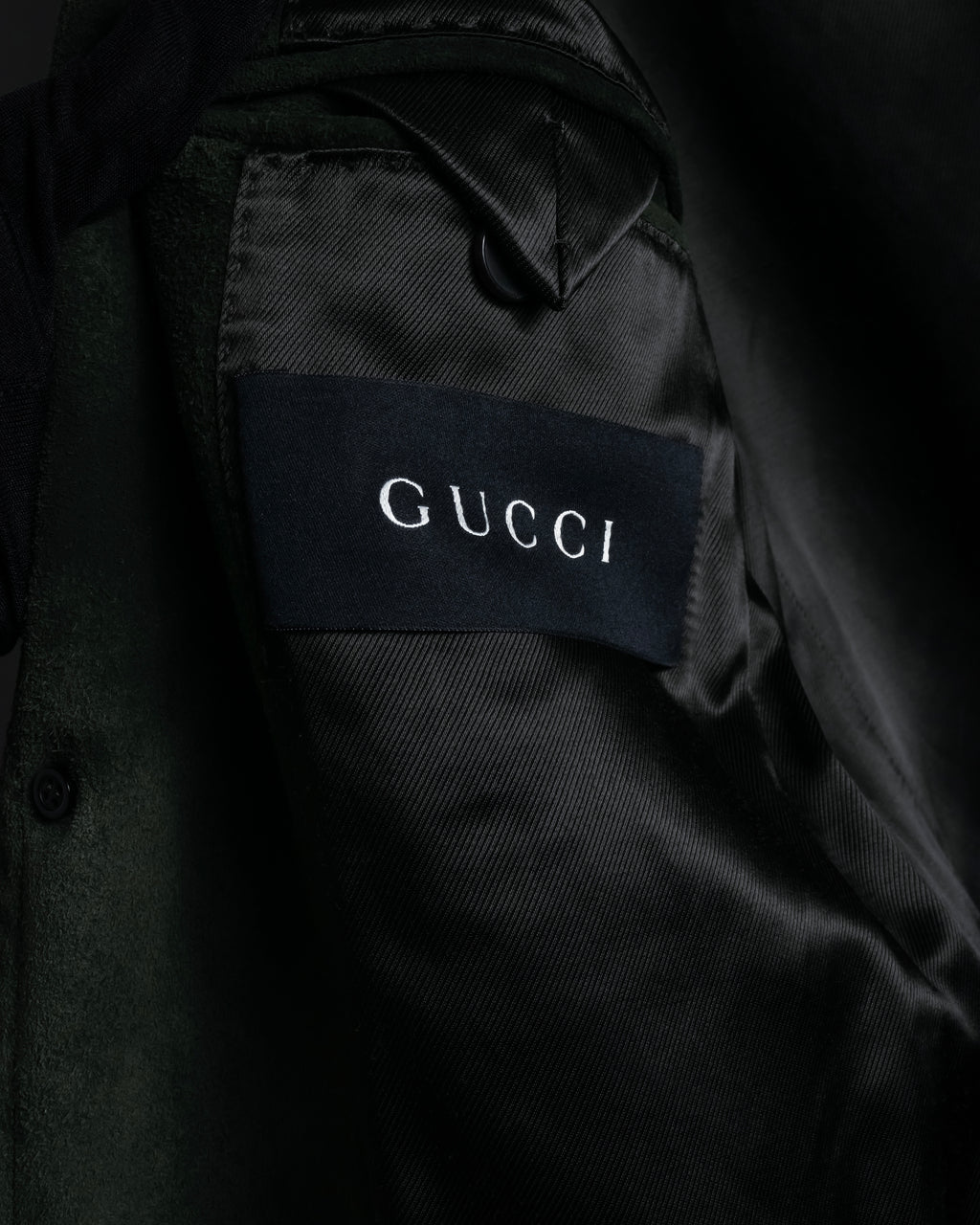 -SPECIAL- "GUCCI" 90’s Tom ford design suede tailored jacket