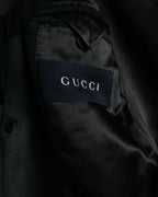 -SPECIAL- "GUCCI" 90’s Tom ford design suede tailored jacket