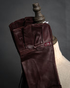 “Christian Dior” 1980’s-90’s Bow detailed leather gloves
