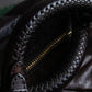 "MIU MIU" Pleated detail rounded boston grained leather 2way bag