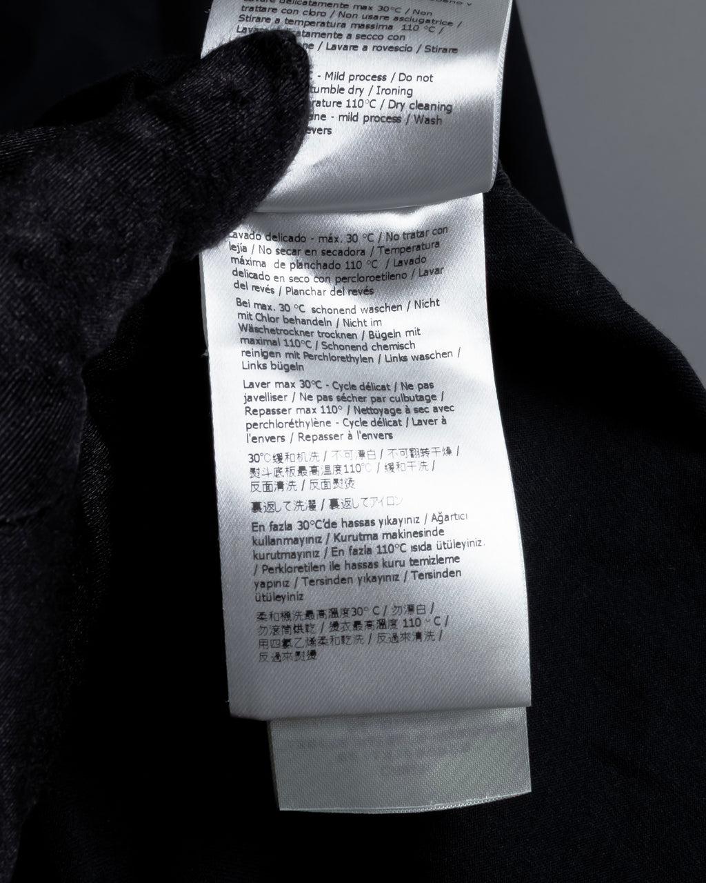 "FENDI" Pick stitch design fly front shirt