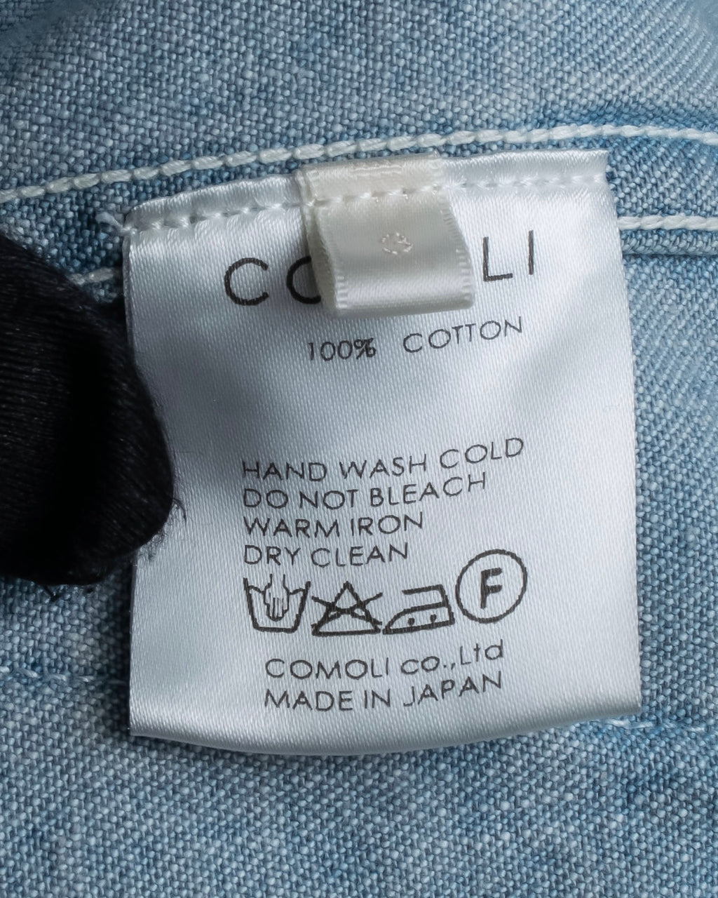 "COMOLI" Flap pocket design oversized denim jacket