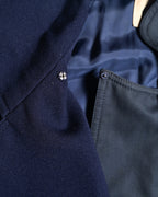 Chloe/ Beautiful A-Line Silhouette Trench Coat Navy