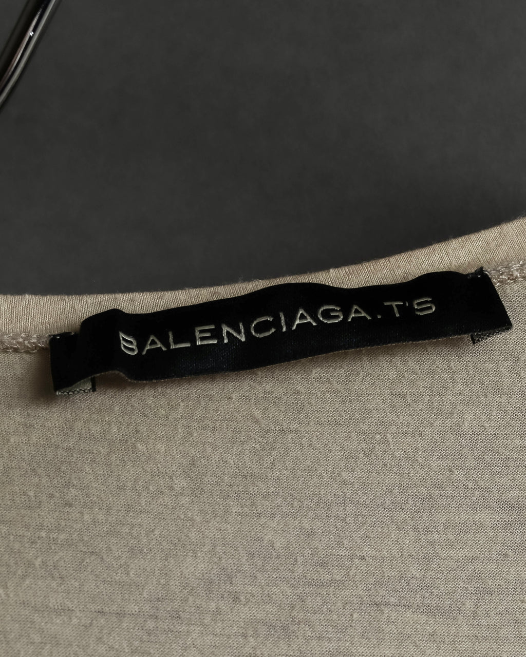 "BALENCIAGA" Painting graphic logo engraved T-shirt