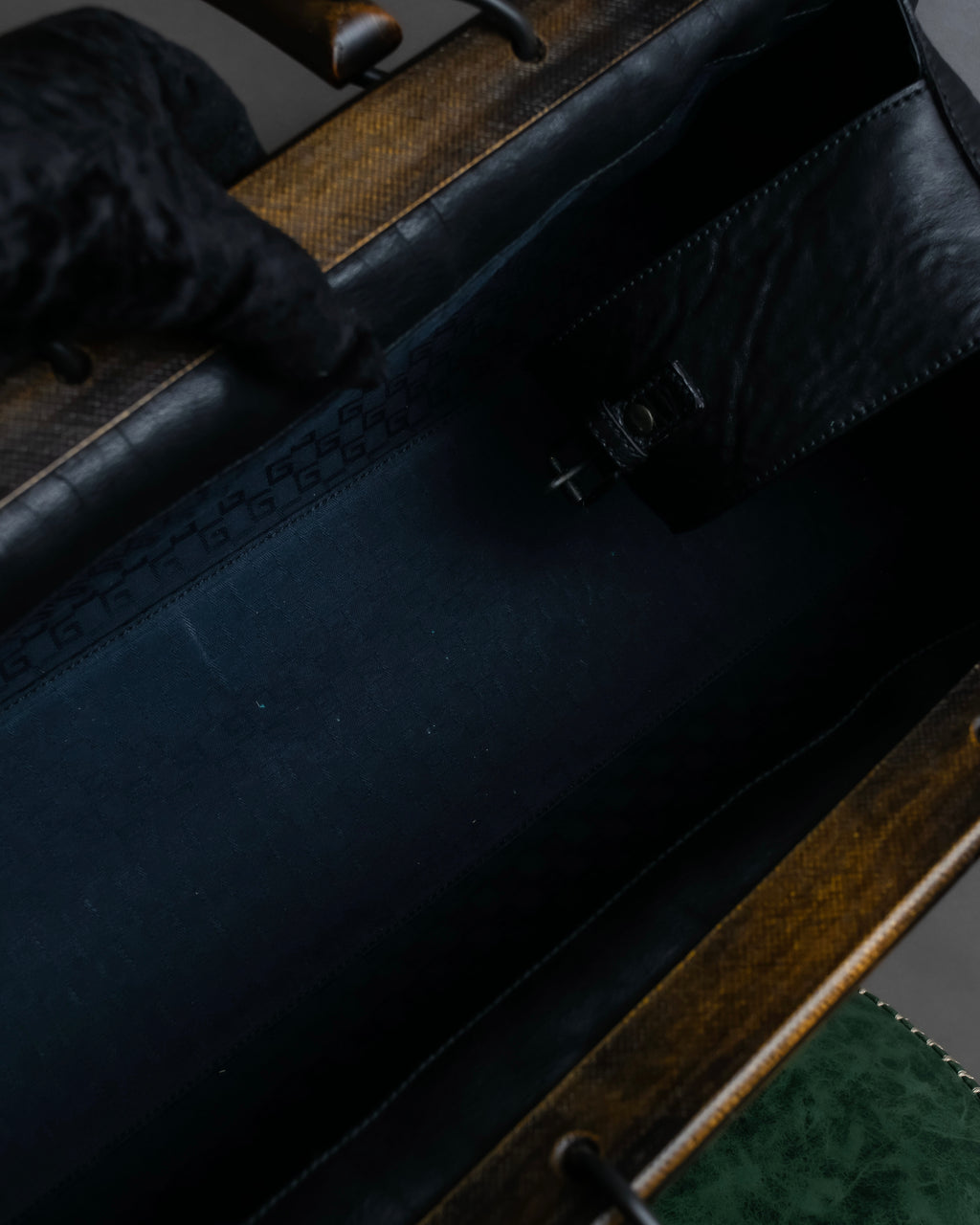 "GUCCI" Bamboo essence horizontal leather handbag