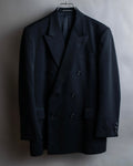 Vintage peak lapel double breasted tailored jacket
