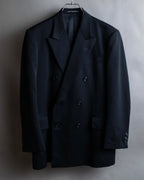 Vintage peak lapel double breasted tailored jacket