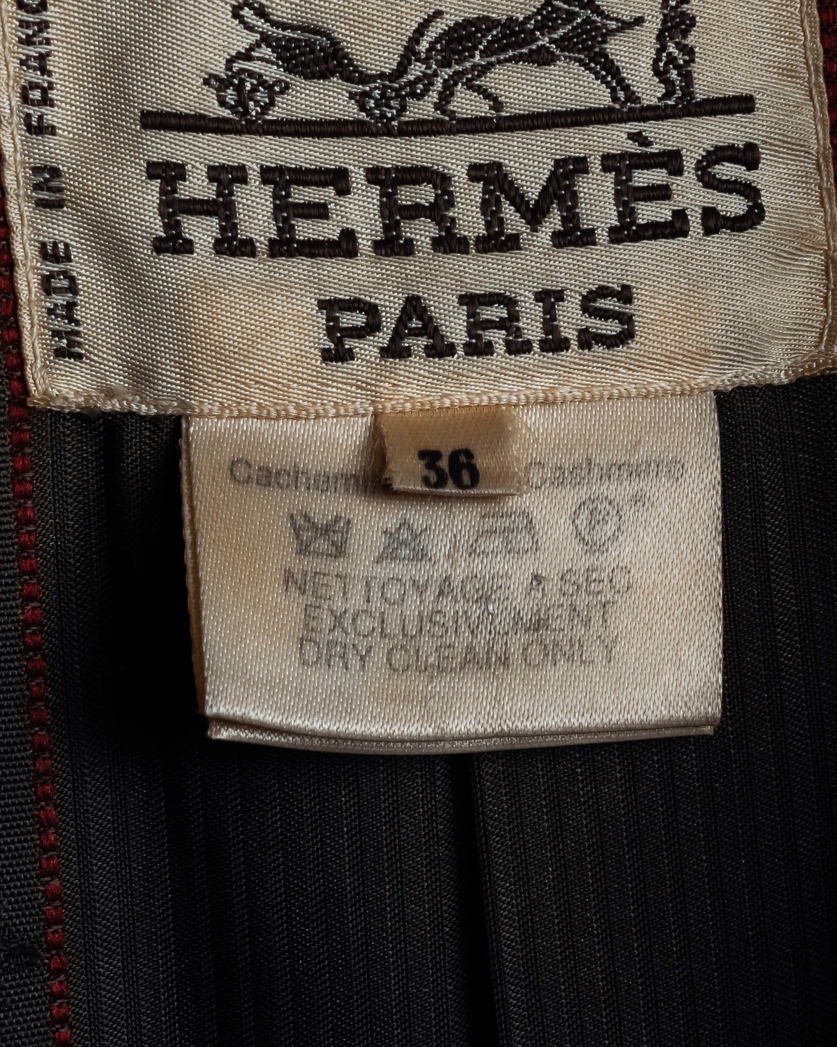 -SPECIAL- "HERMÈS Paris" 1978–1981 Atelier Prêt-à-Porter Cashmere Coat