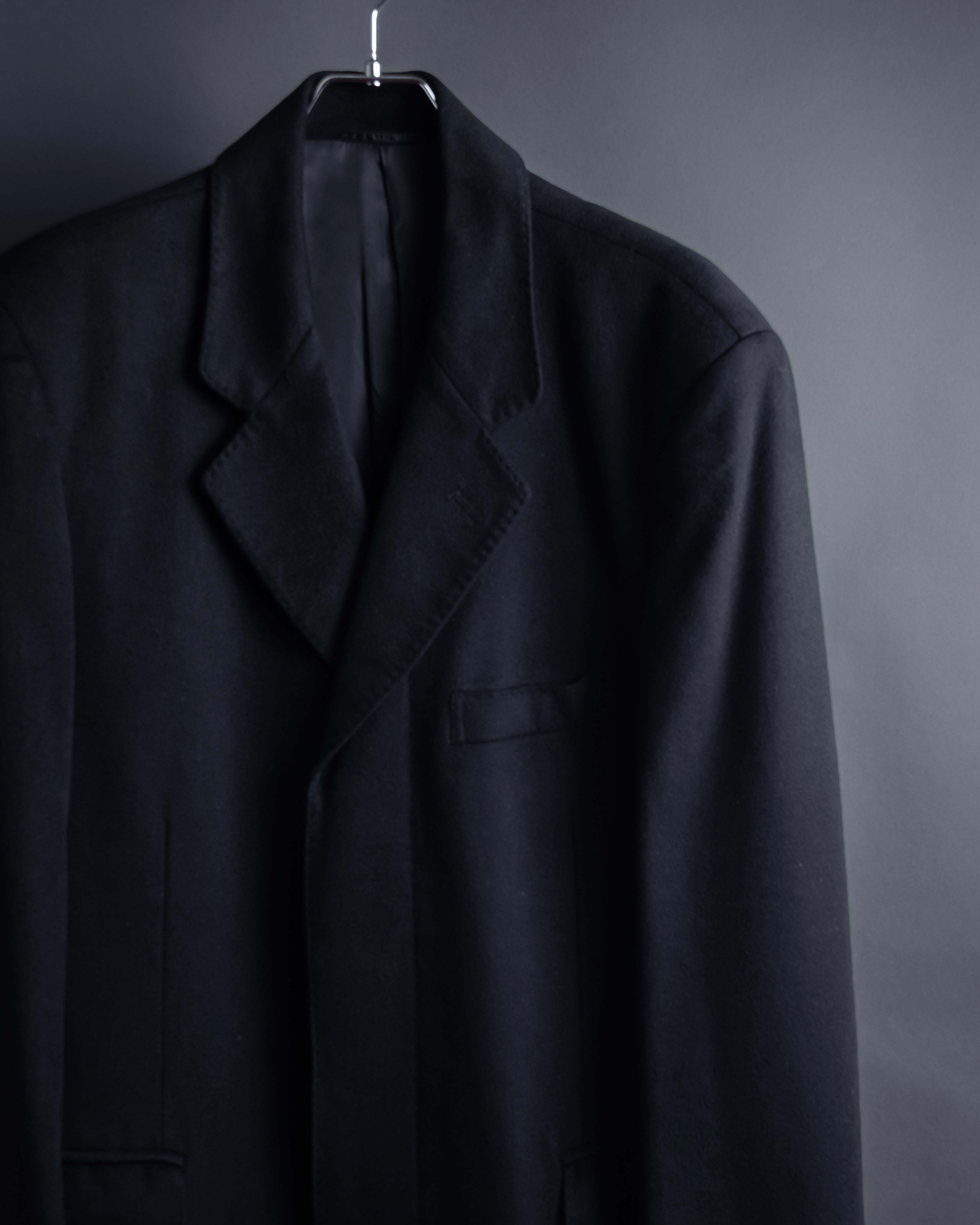 "PIERRE BALMAIN" Classic tailoring 100% cashmere chester coat