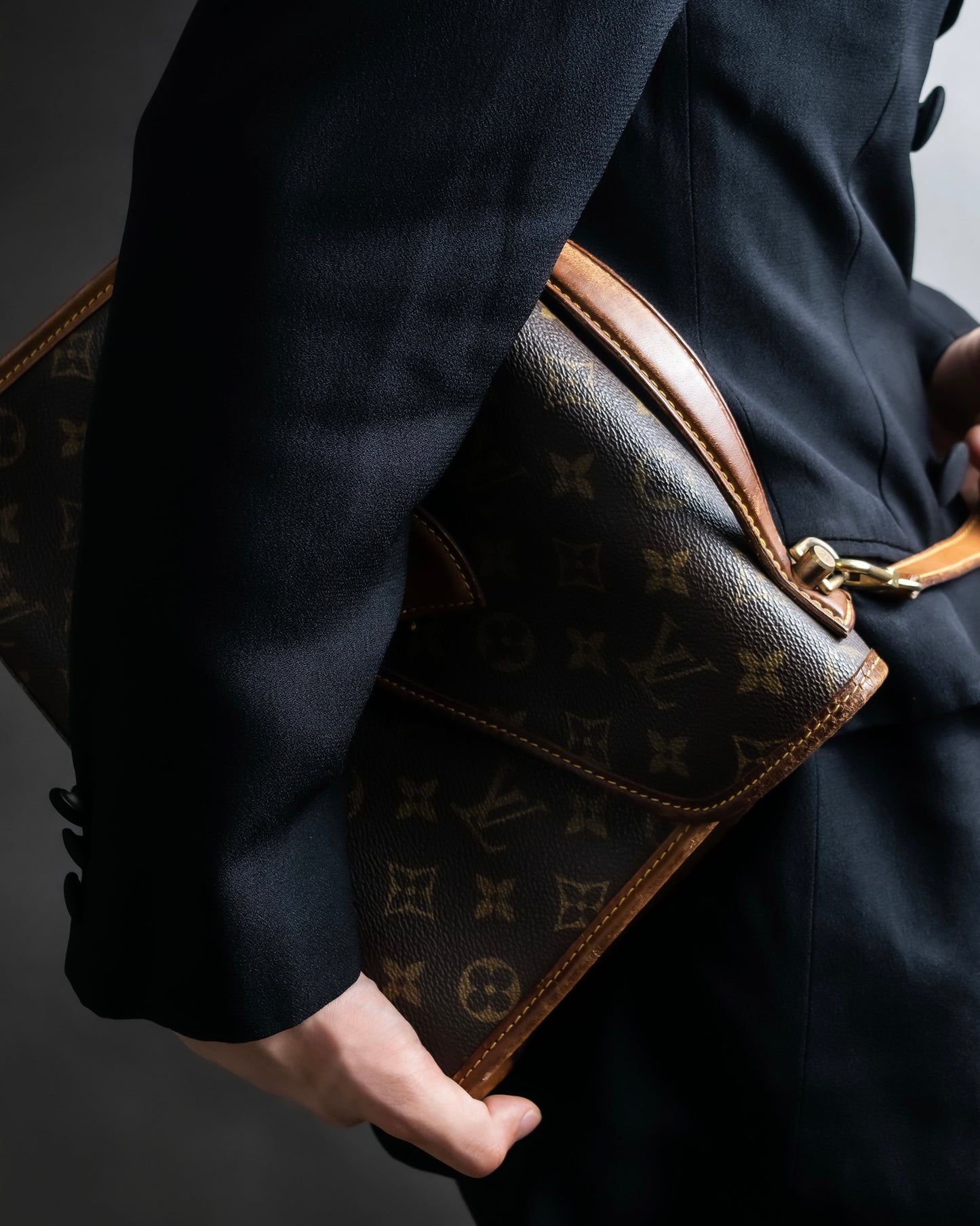 "LOUIS VUITTON" Monogram pattern belair 2way bag