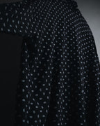 "BALENCIAGA" All-over Logo Bow-Tie Blouse