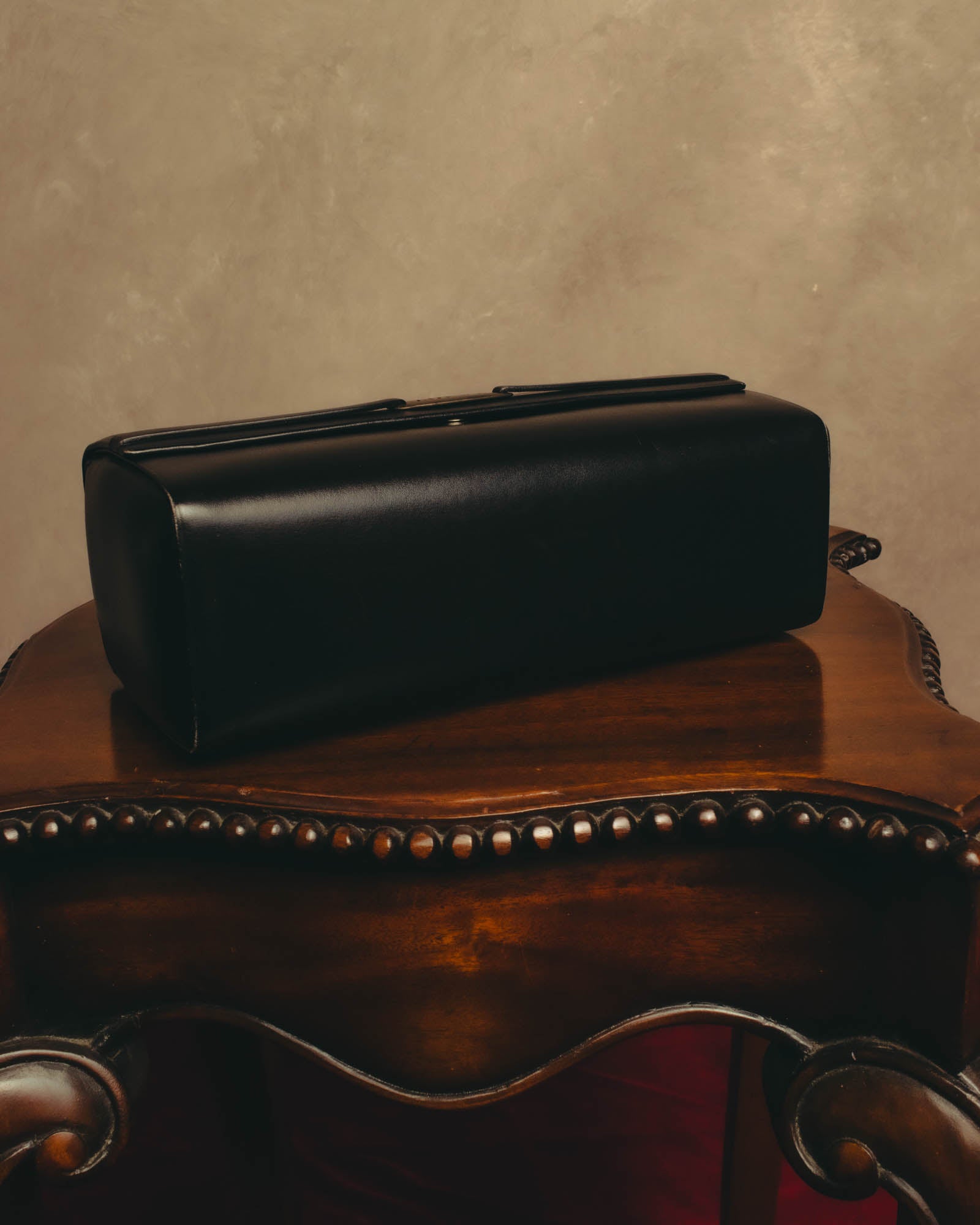 "LOEWE" Classic smooth leather top handle bag