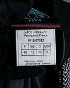 "John Galliano" Herringbone weave short length zip blouson