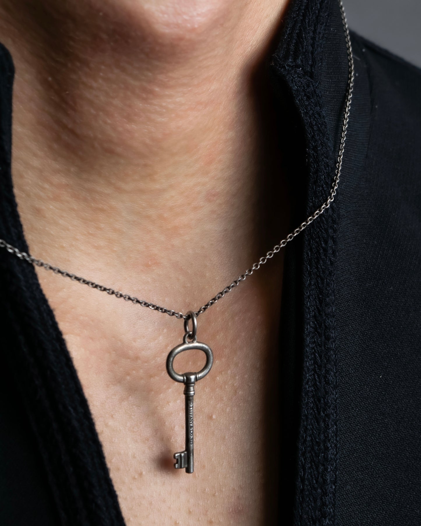 "Tiffany&Co" Key design necklace