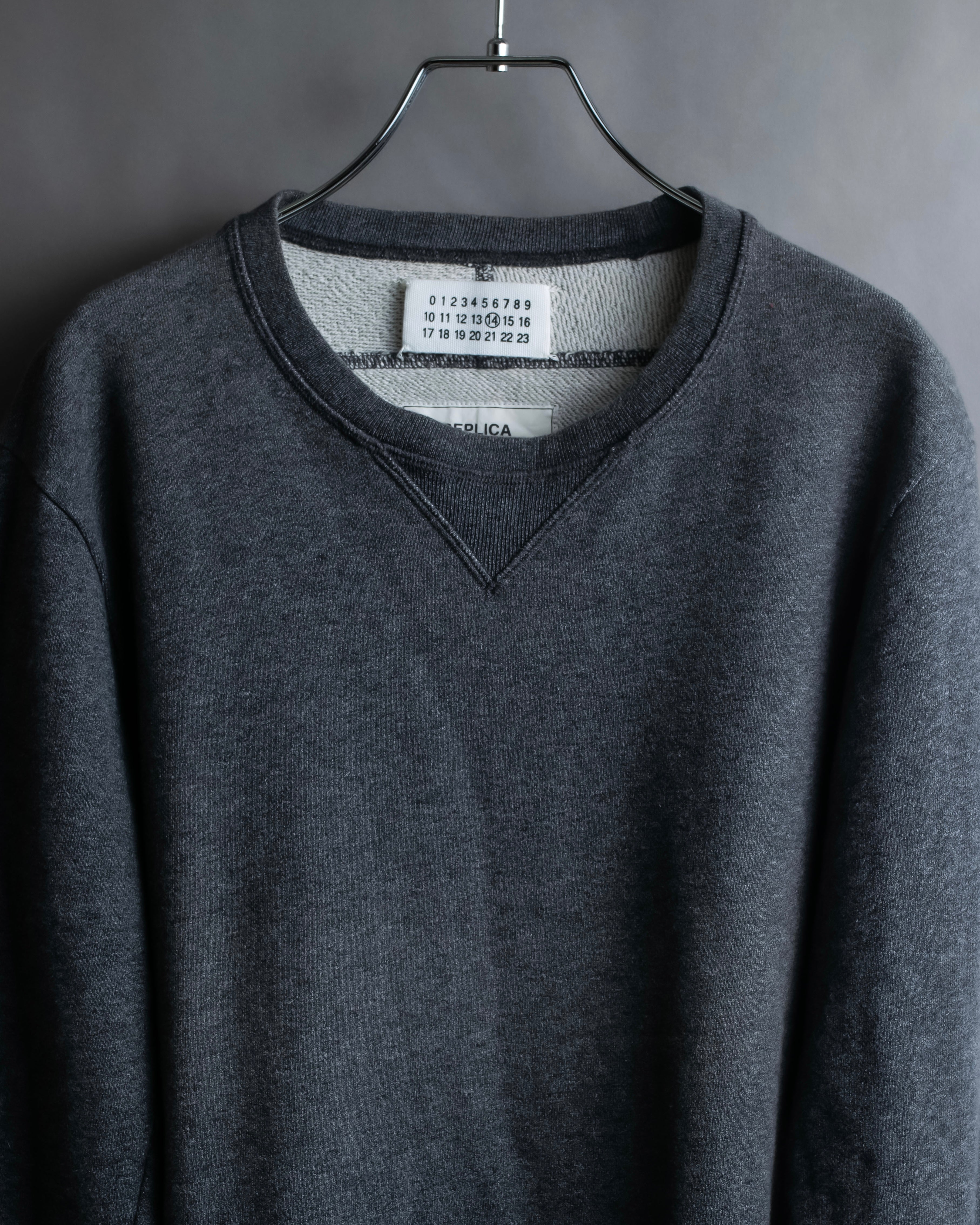 "MAISON MARGIELA" Replica series elbow patch sweat