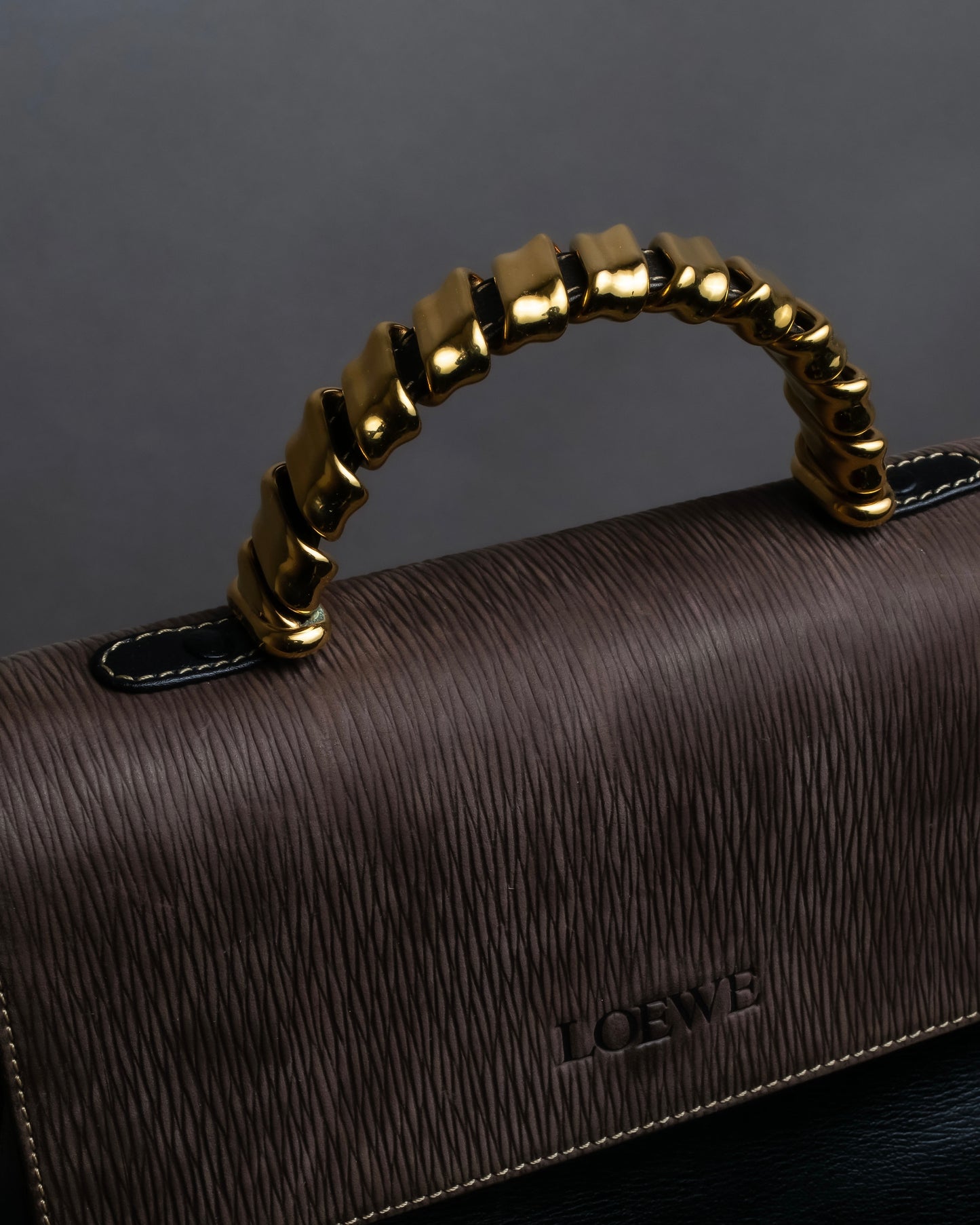 "LOEWE"  Velazquez Twist Series leather hand bag