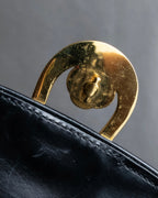 "GUCCI" Interlocking G design suede bag