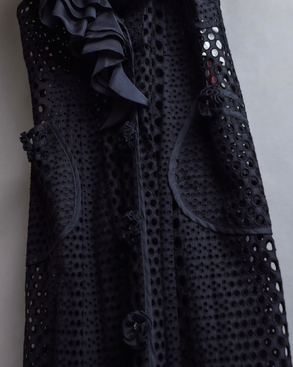 "NOKO OHNO" Layered organza frill embroidered dress