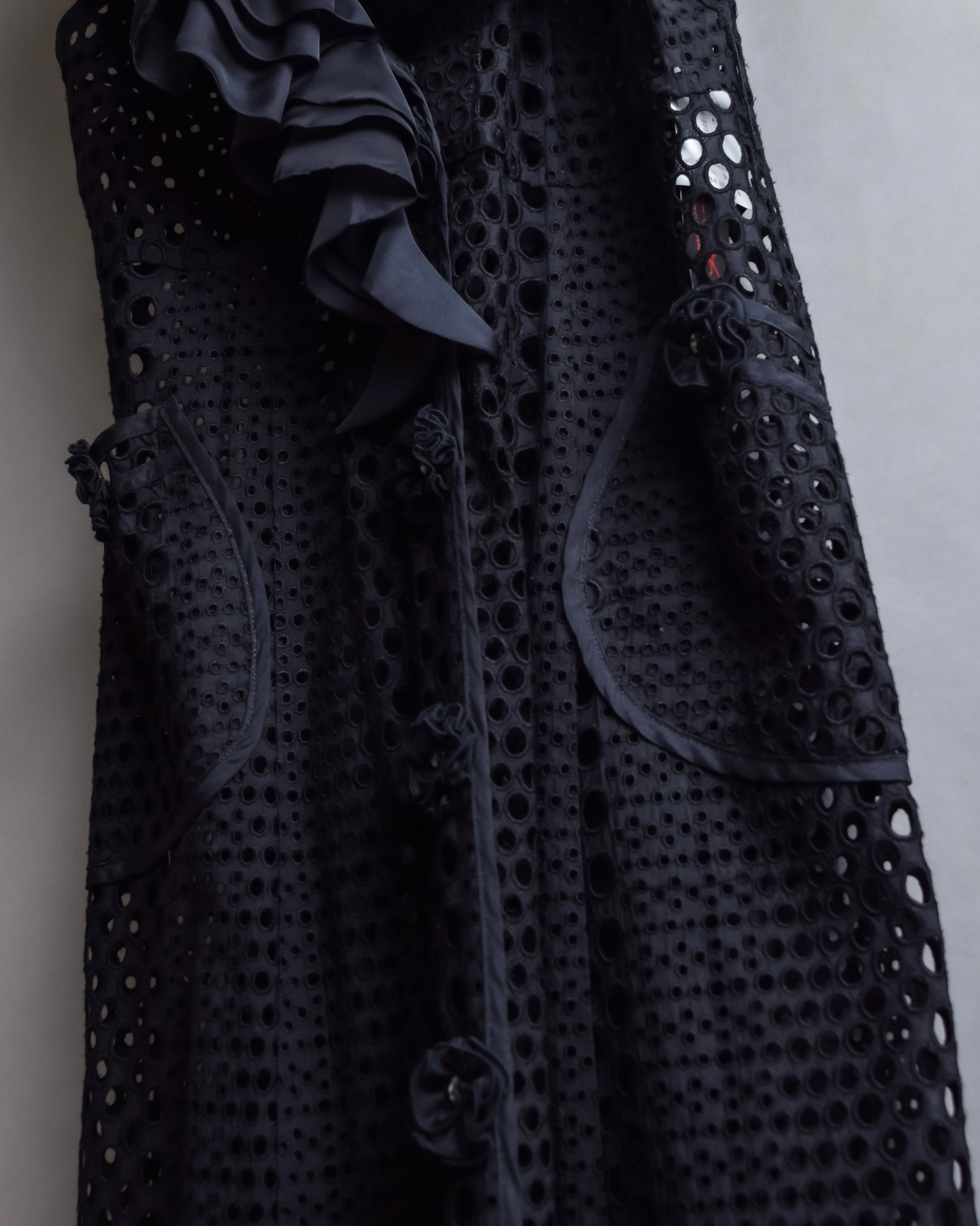 "NOKO OHNO" Layered organza frill embroidered dress