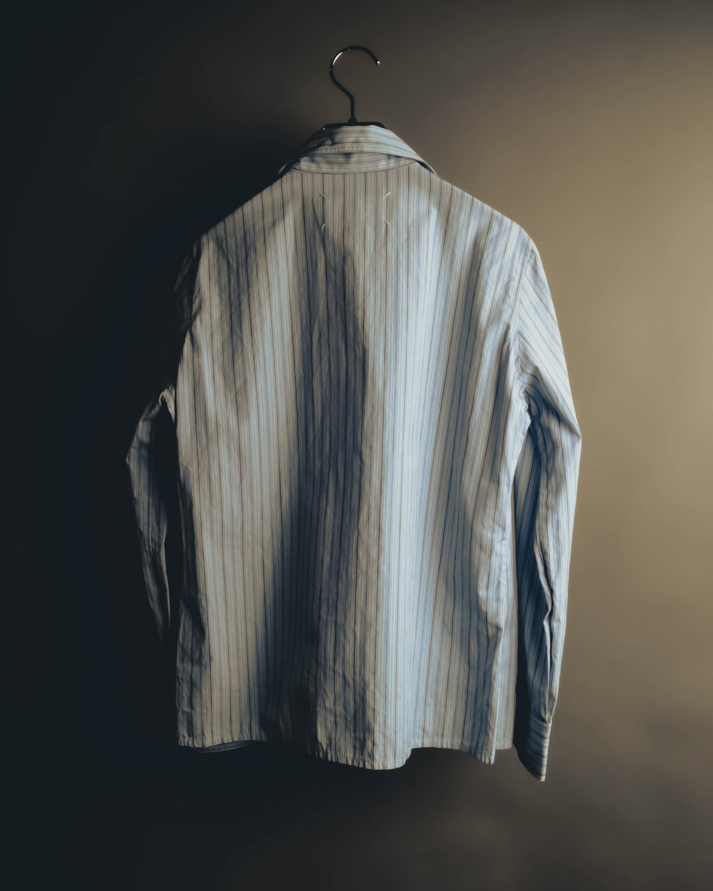 -SPECIAL- "Maison Margiela" 20AW Conceptual double button striped shirt