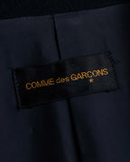 "COMME des GARCONS" 90's Front panel docking design chester coat