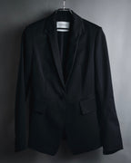 "Yves Saint Laurent" 2008AW Minimal sculpted wool jacket