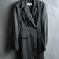 "MM6 MAISON MARGIELA" Wrap front oversized tailored jacket