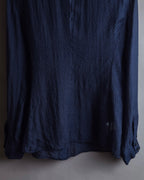 "GIORGIO ARMANI" Jacquard navy color shirt