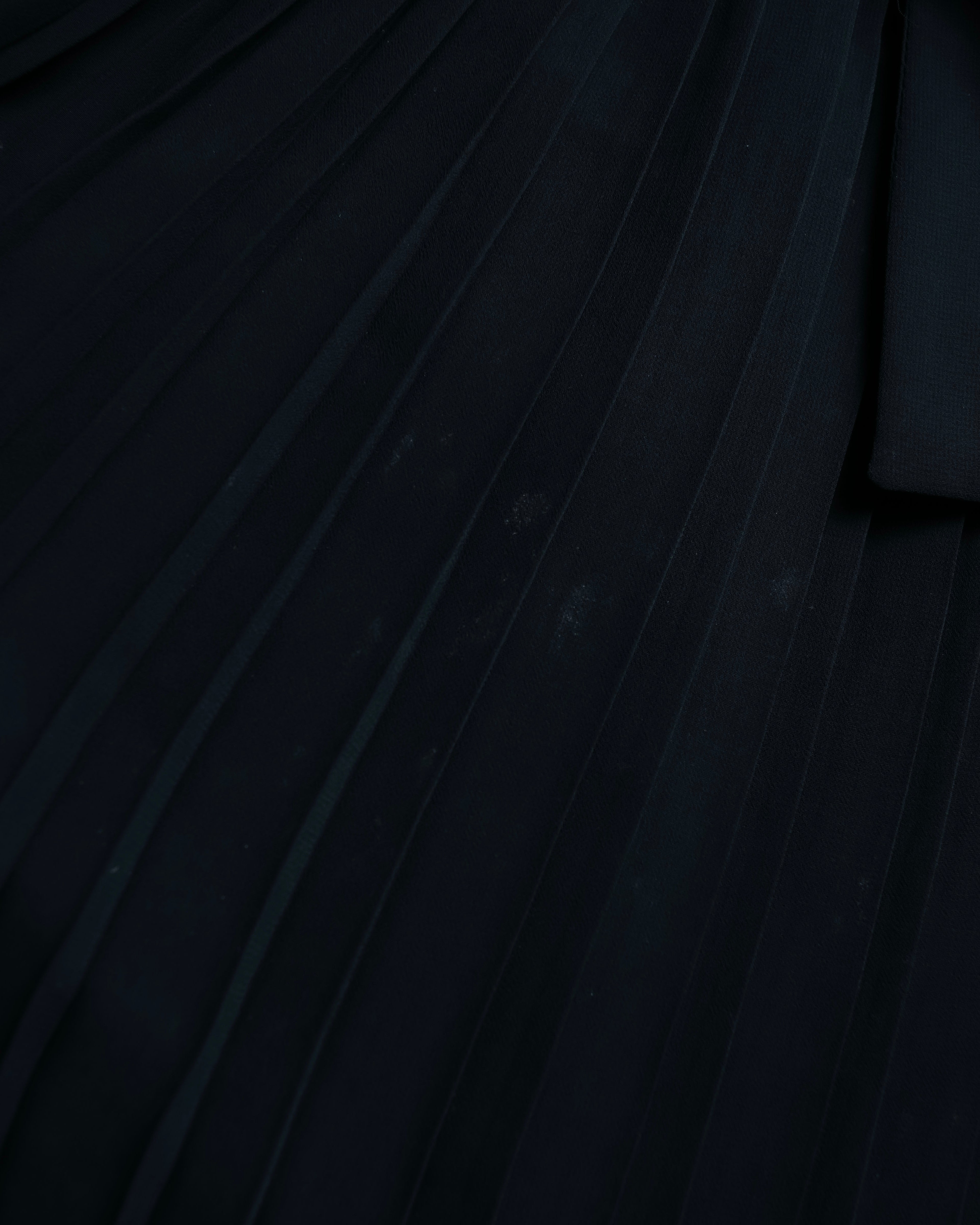 "SOANA" Bowtie belted design long black dress