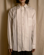 "COMME des GARCONS SHIRT" 01AW French cotton bowtie shirt
