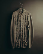 "ARMANI COLLEZIONI" 00's-10's Textured linen knit cardigan