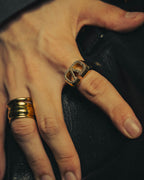 –SPECIAL– "Valentino Garavani" 20's Swarovski crystal embellished statement ring