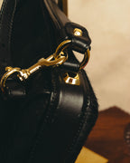 "Salvatore Ferragamo" 90's-00's Textured calf hair shoulder bag