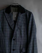 "JOHNBULL" Velvet collar design chesterfield coat