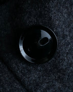 "Chloe" Gathered waist round collar coat