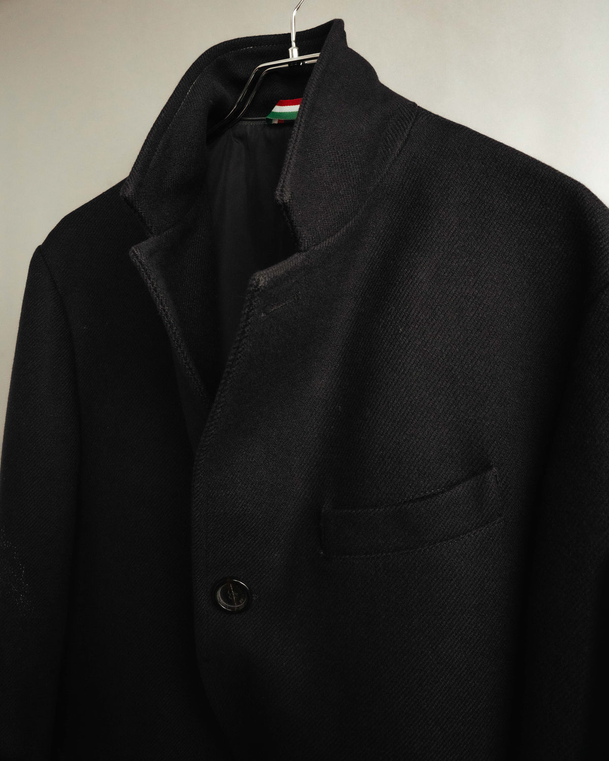 “MOSCHINO” 90’s-00’s wool cashmere tailored long coat