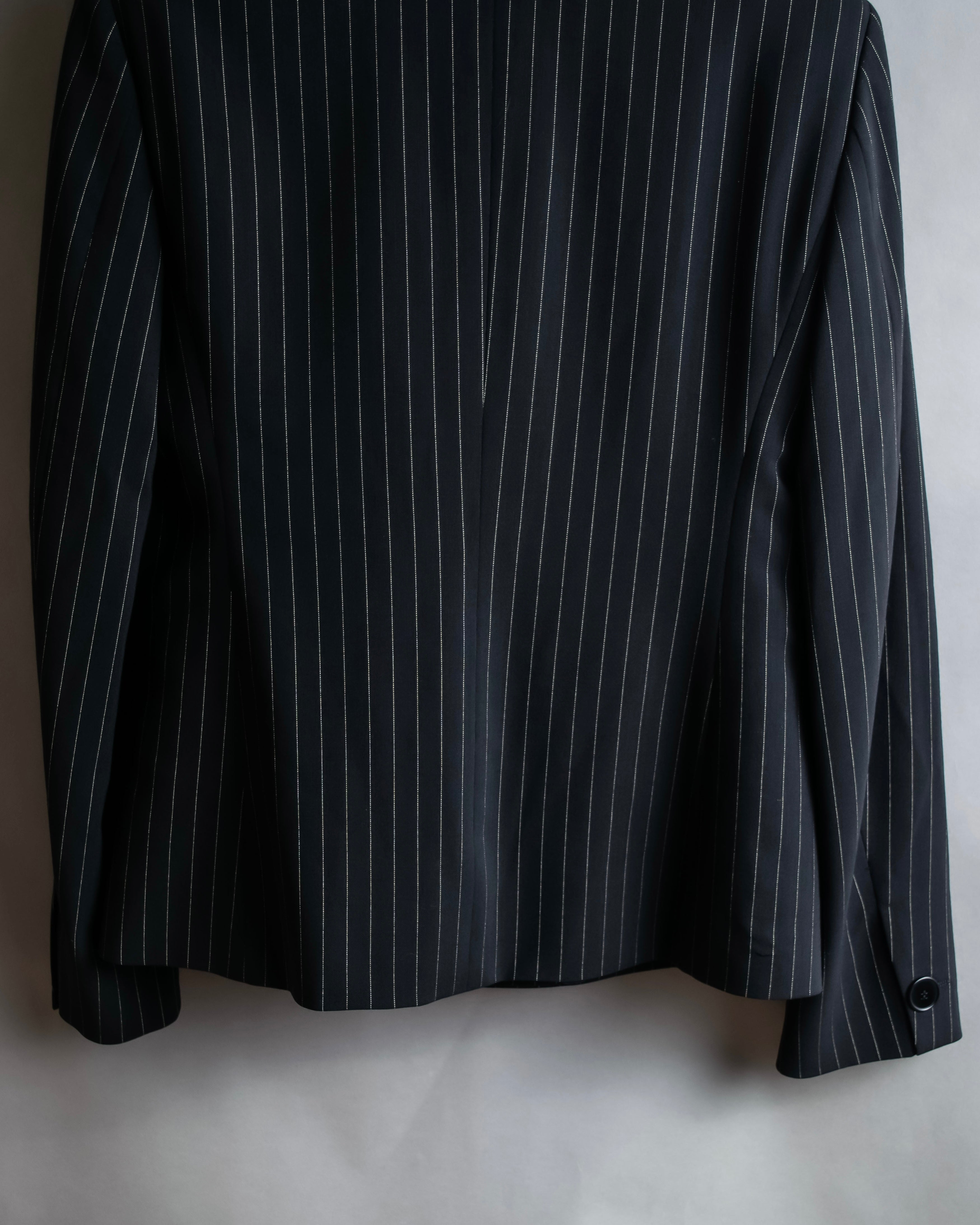 "Max Mara" Pinstripe short length tailored jacket