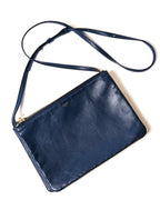 CÉLINE by Phoebe Philo/ "Trio Small" Shoulder Bag Navy