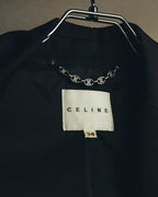 "CELINE" 00's Fitted peplum wool blazer