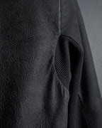 -SPECIAL- "Rick Owens" 13AW Ribbed leather zip-up jacket