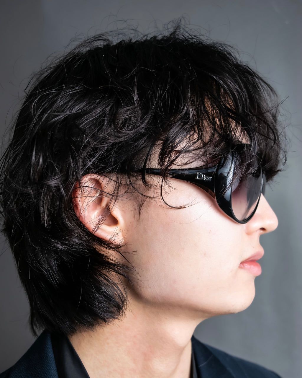 “Dior” Butterfly flame curved surface sunglasses