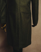 "D&G" 90's-00's Structured double-breasted wool-blend long coat