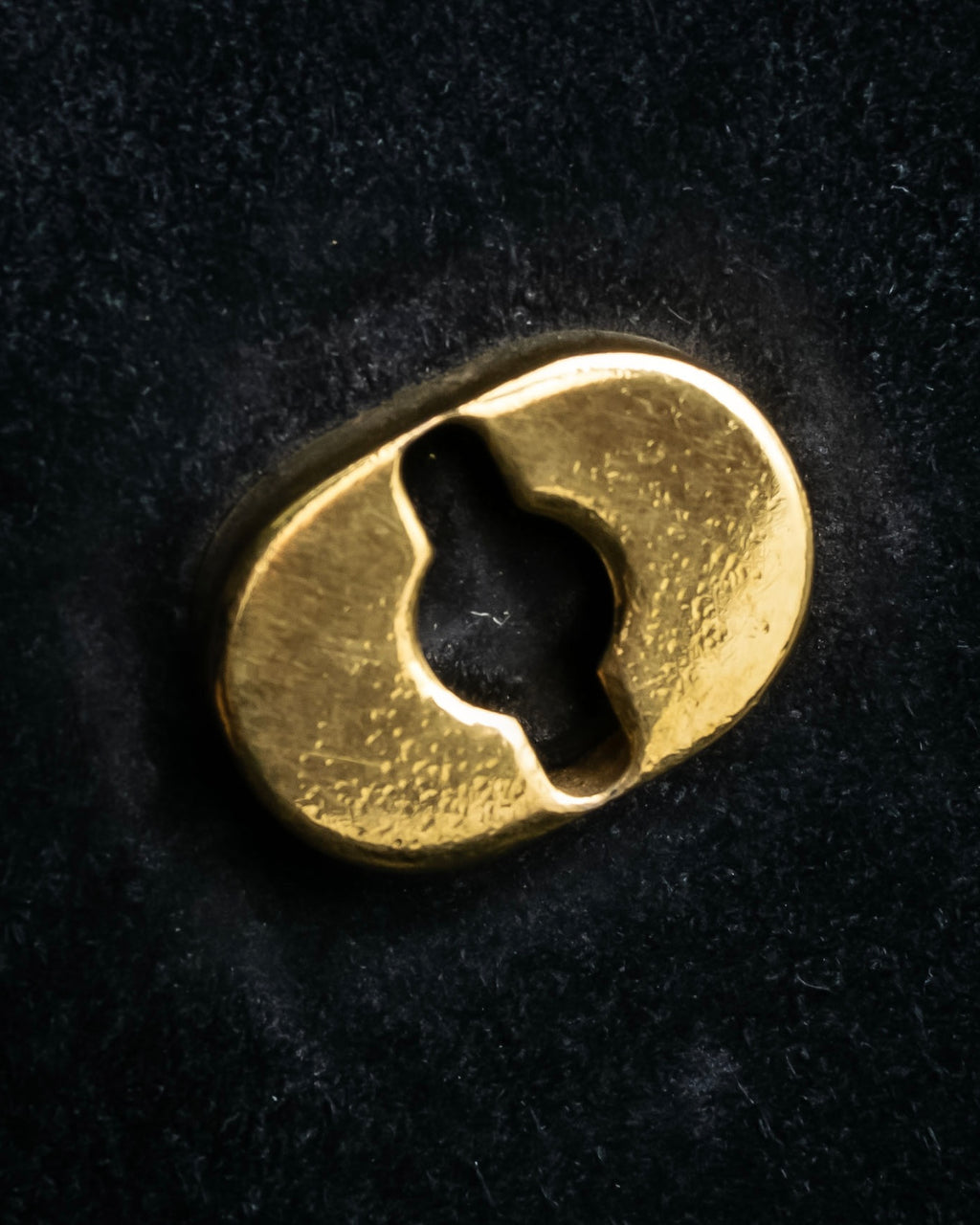 "GUCCI" Interlocking G design suede bag