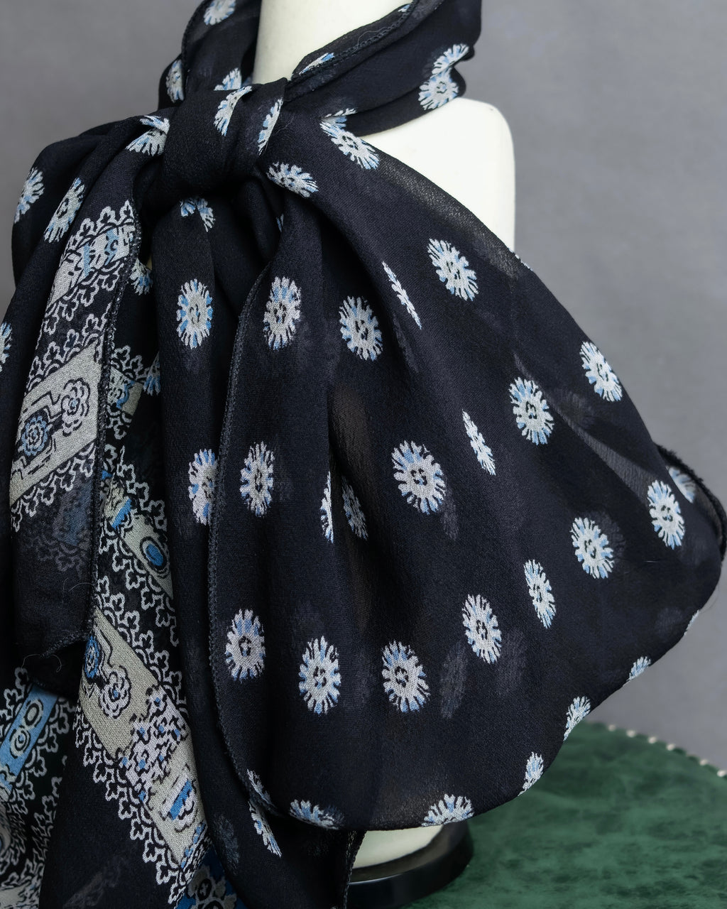 "Chloe" Small floral print super long stole