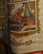 "Hermès" 90's-00's Classic printed silk scarf